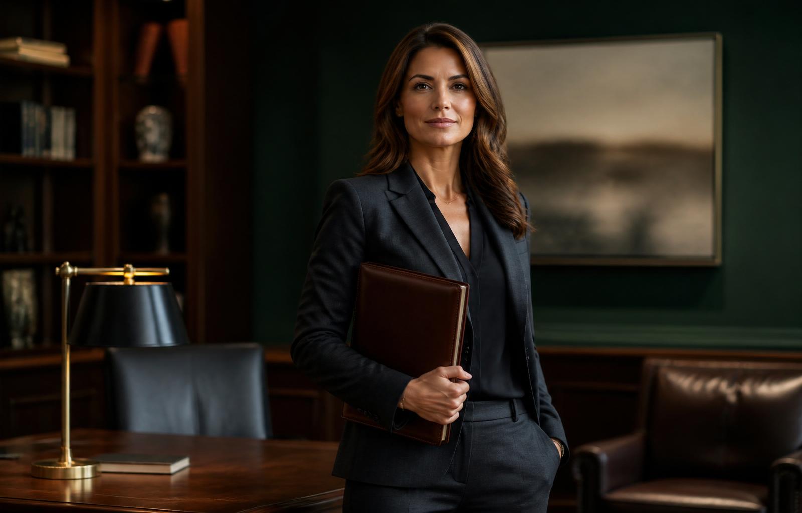 Professional attorney representing a modern law firm